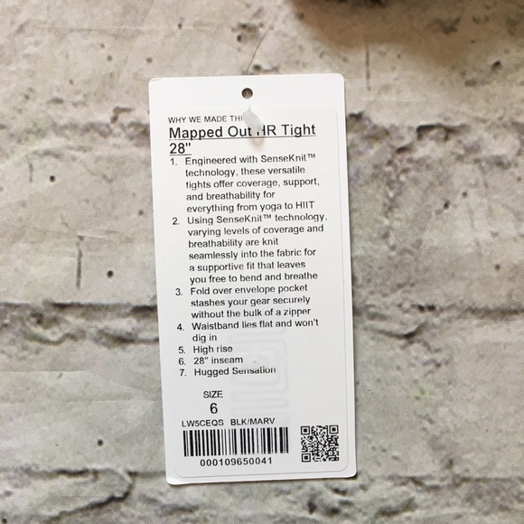 NEW Lululemon Mapped Out High Rise Tight! - Picture 8 of 8